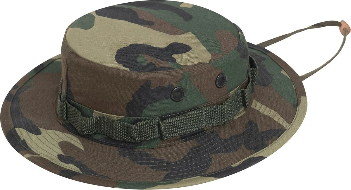Camo Boonie Hat - Woodland / Default