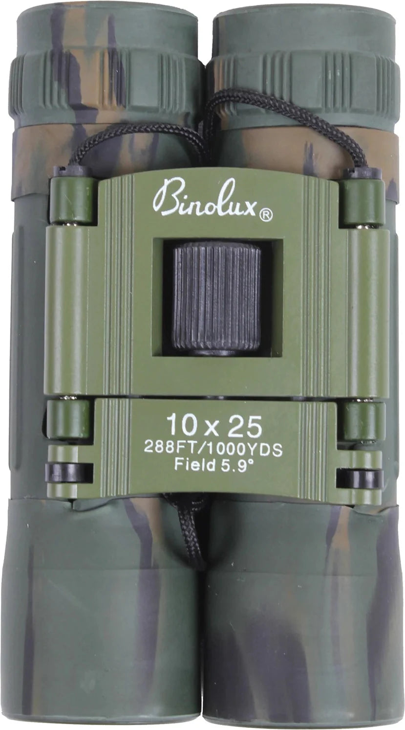 Camo Compact 10 x 25mm Binoculars