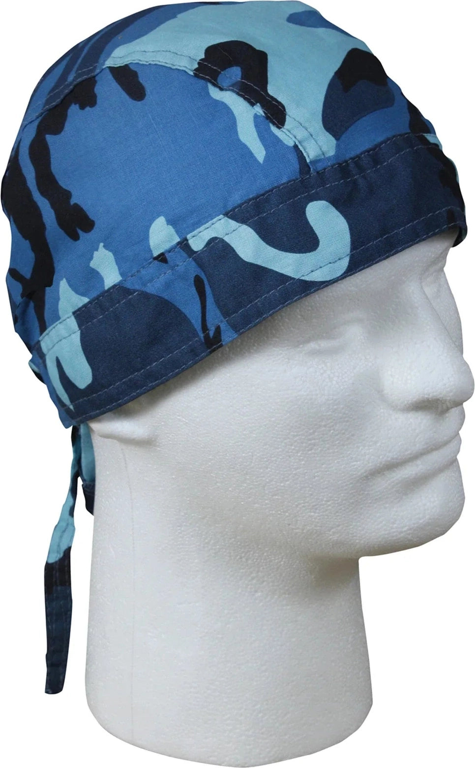 Camo Headwrap - Sky Blue