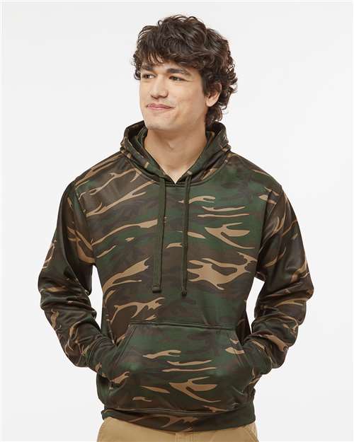 Camo Polyester Tailgate Hooded Sweatshirt - 8615