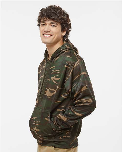 Camo Polyester Tailgate Hooded Sweatshirt - 8615