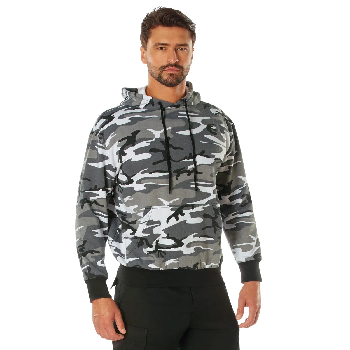 Camo Pullover Hooded Sweatshirt - City / s