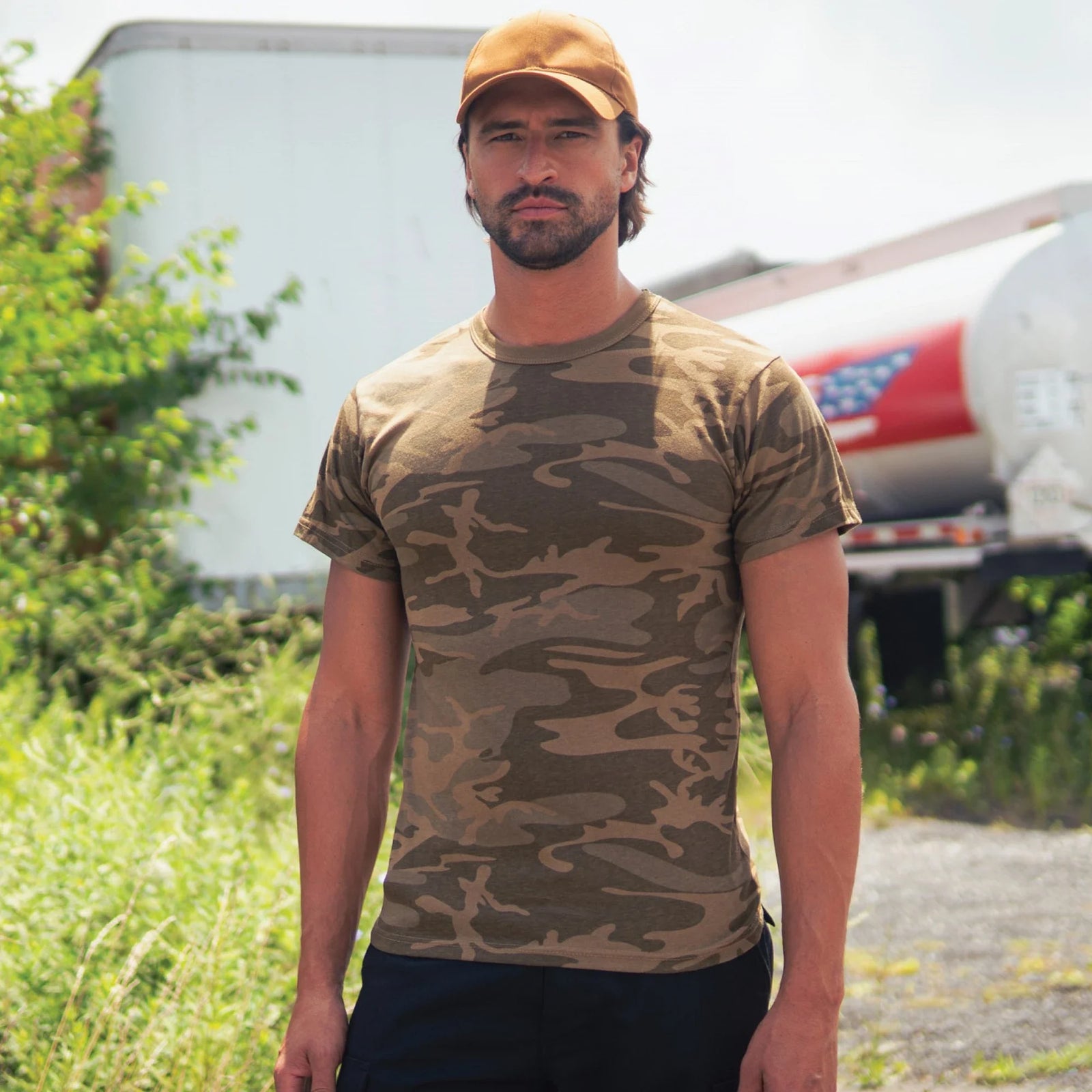 Camo T-shirt - Tri-color Desert / s