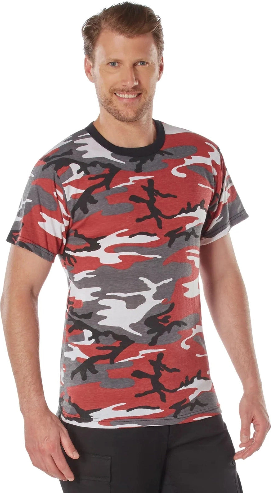 Camo T-shirt - Red / s
