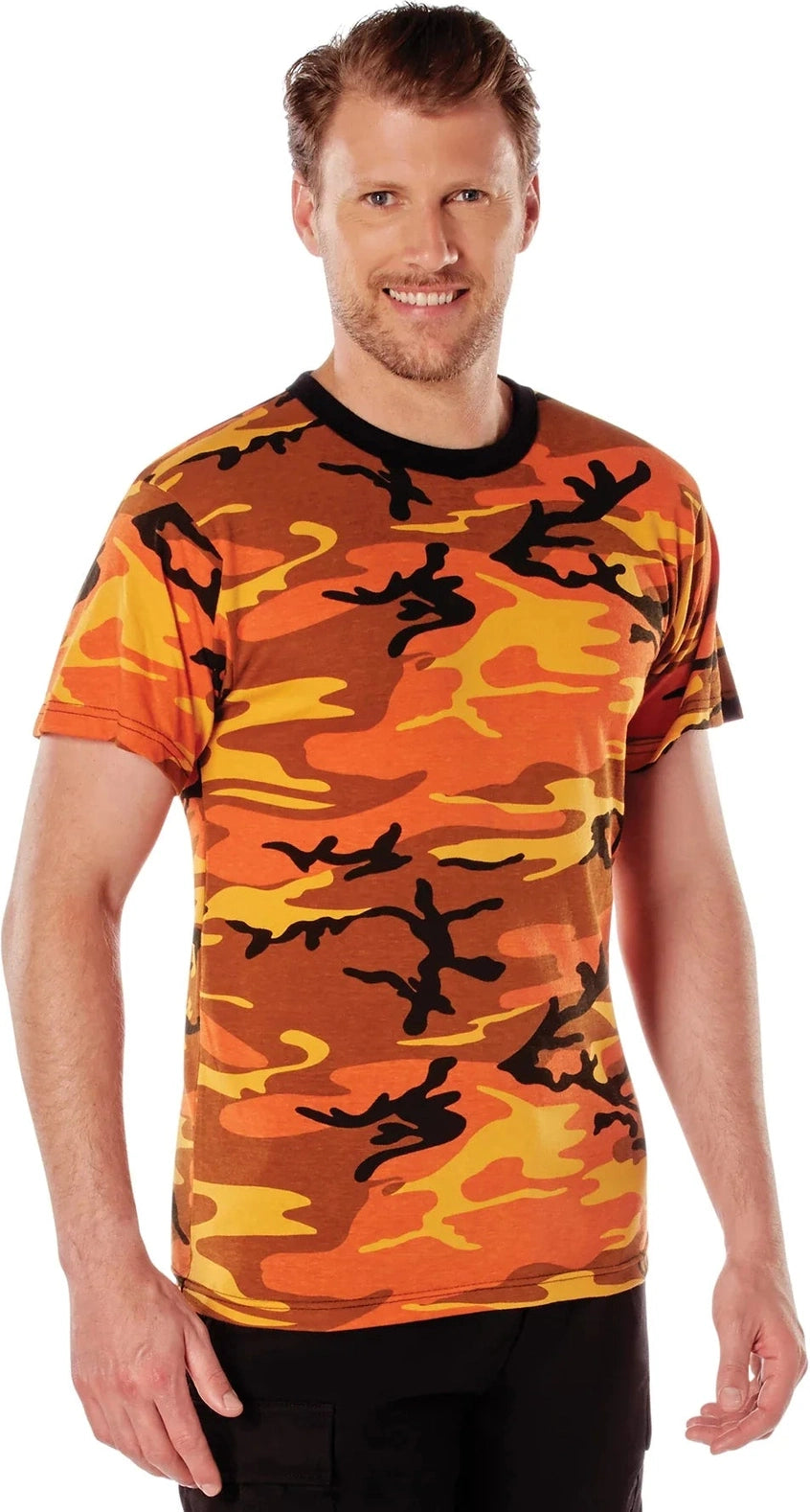 Camo T-shirt - Savage Orange / s