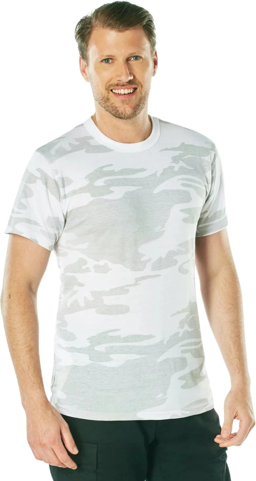 Camo T-shirt - White / s