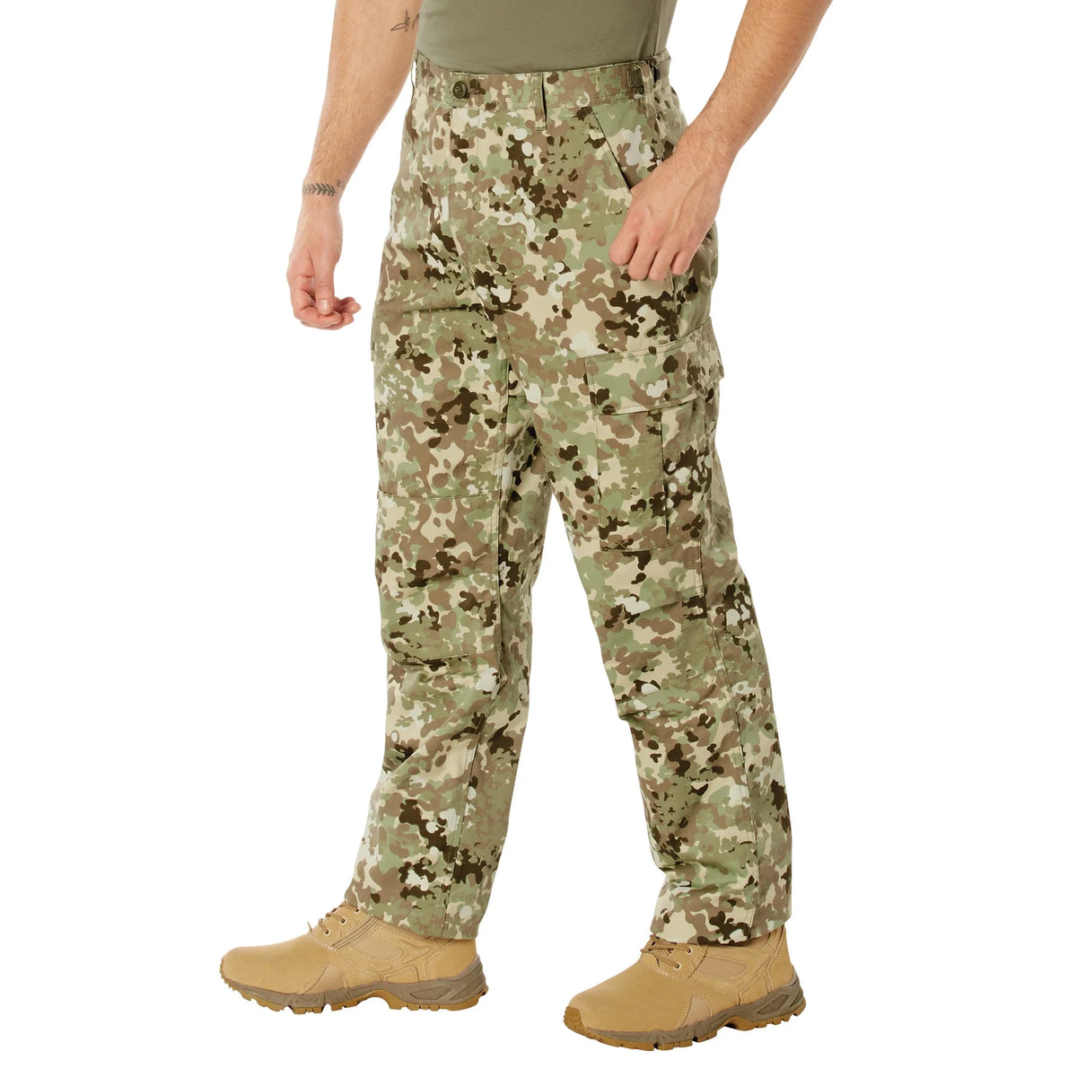 Camo Tactical Bdu Pants