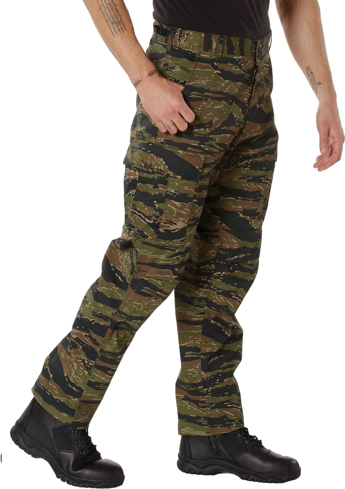 Camo Tactical Bdu Pants - Tiger Stripe / Xs