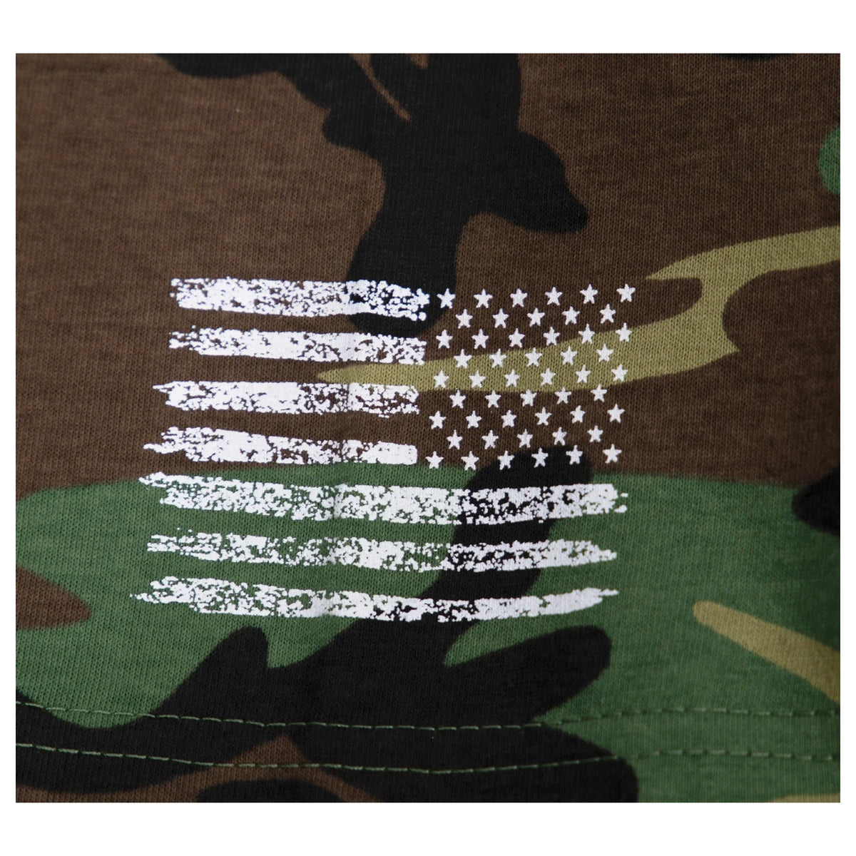 Camo us Flag T-shirt