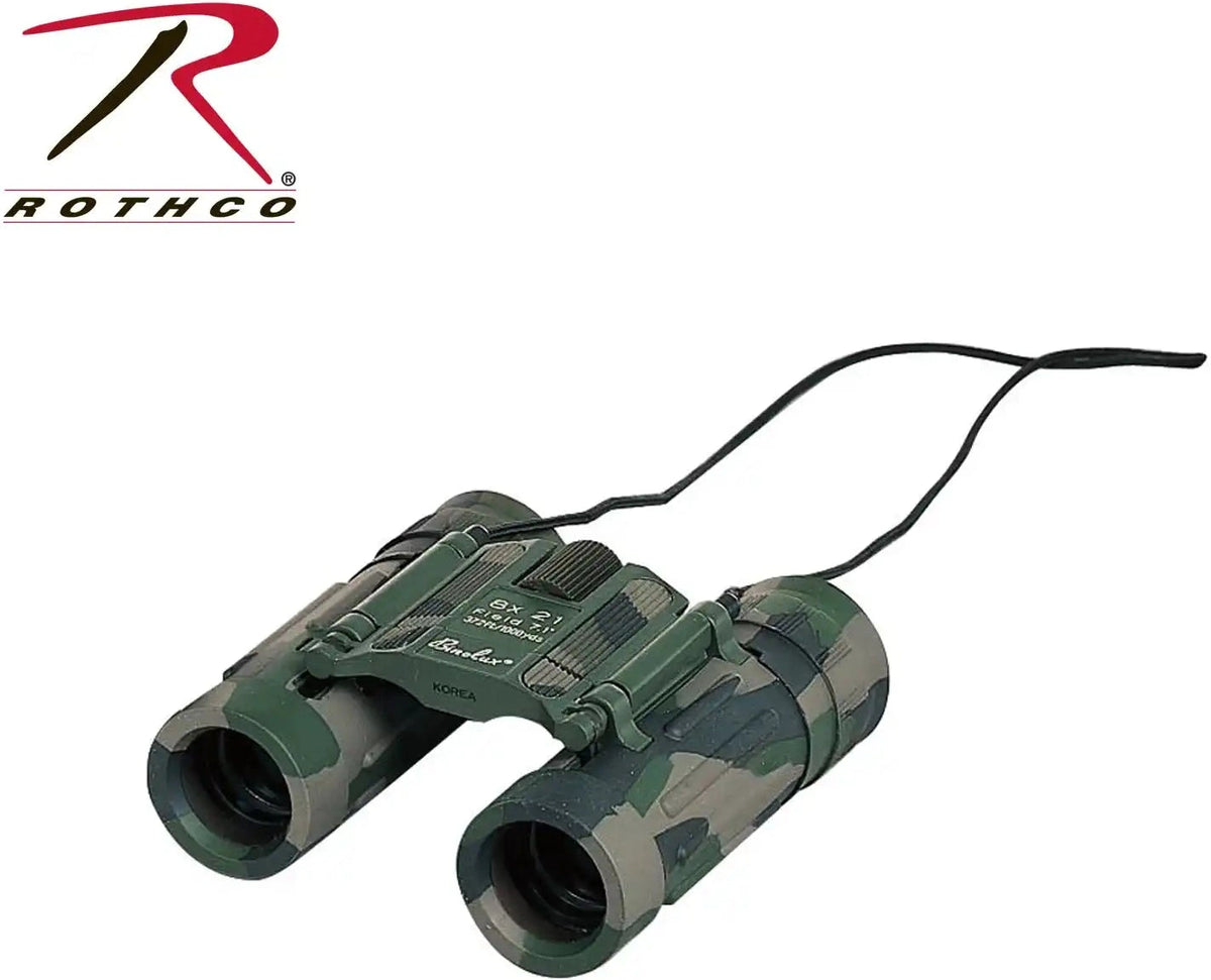 Camouflage Compact 8 x 21 Binoculars