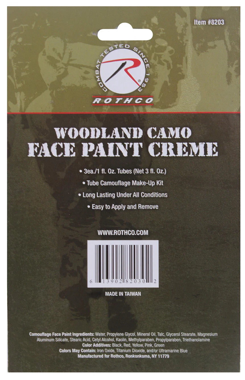 Camouflage Face Paint Creme