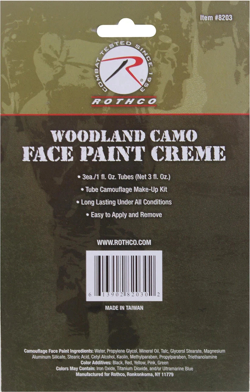 Camouflage Face Paint Creme