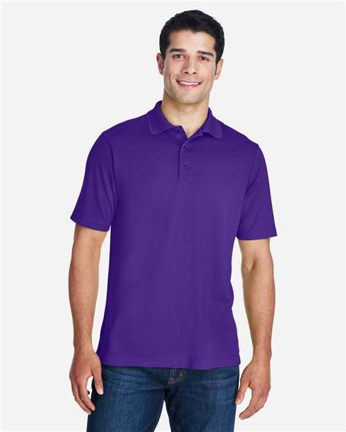 Campus Purple Men&#39;s Origin Performance Piqué Polo - 88181