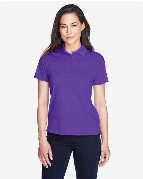 Campus Purple Women&#39;s Origin Performance Piqué Polo - 78181