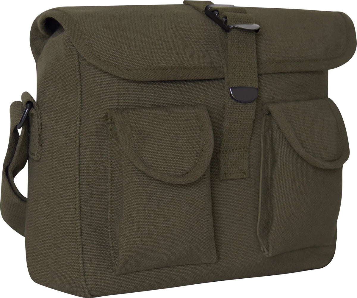 Canvas Ammo Shoulder Bag - Olive Drab