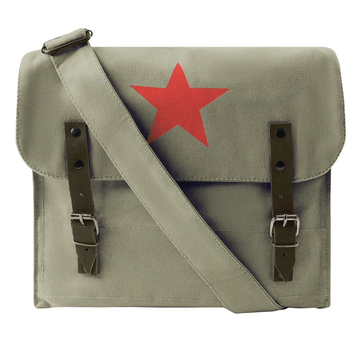 Canvas Classic Bag with Medic Star - Vintage Olive Drab