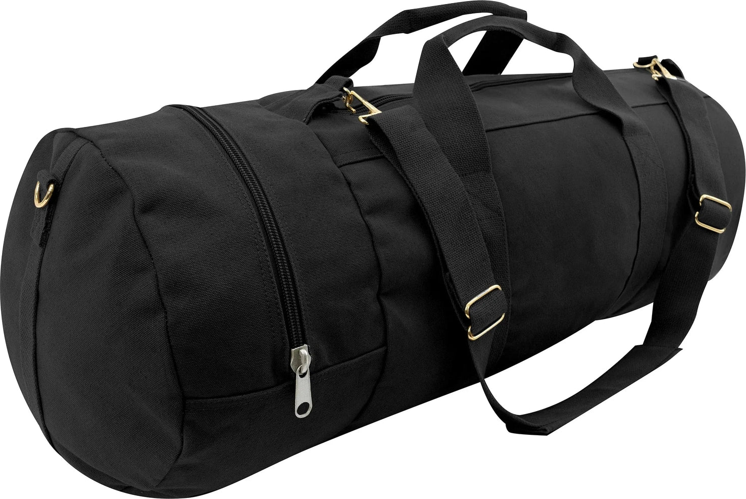 Canvas Double-ender Sports Bag - Black