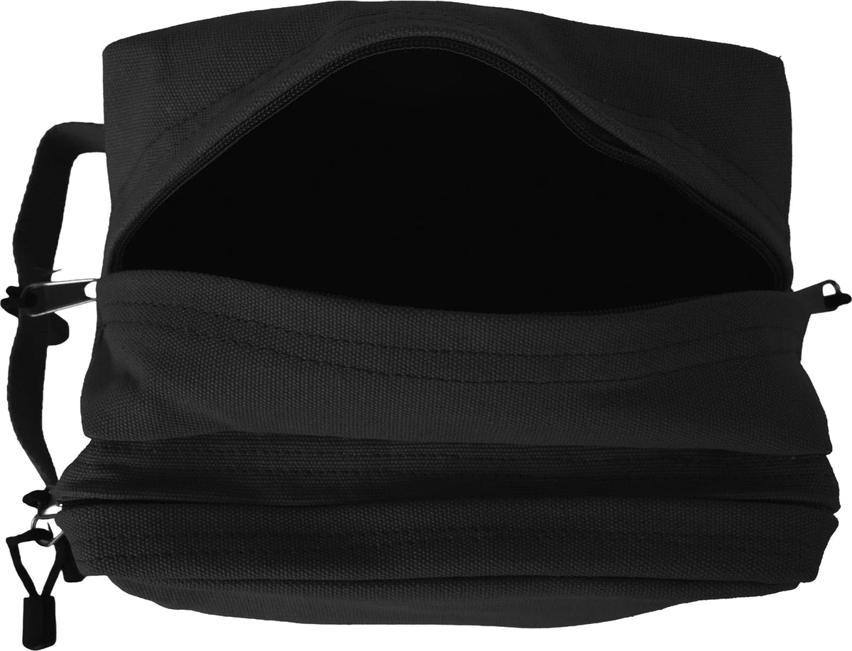 Canvas Dual Compartment Travel Kit