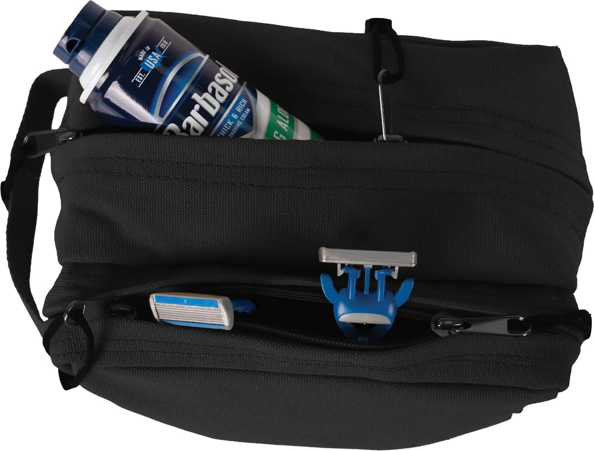 Canvas Dual Compartment Travel Kit