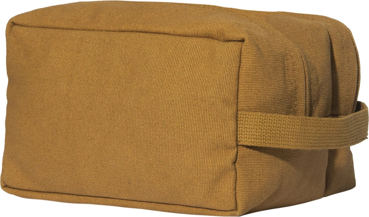 Canvas Dual Compartment Travel Kit