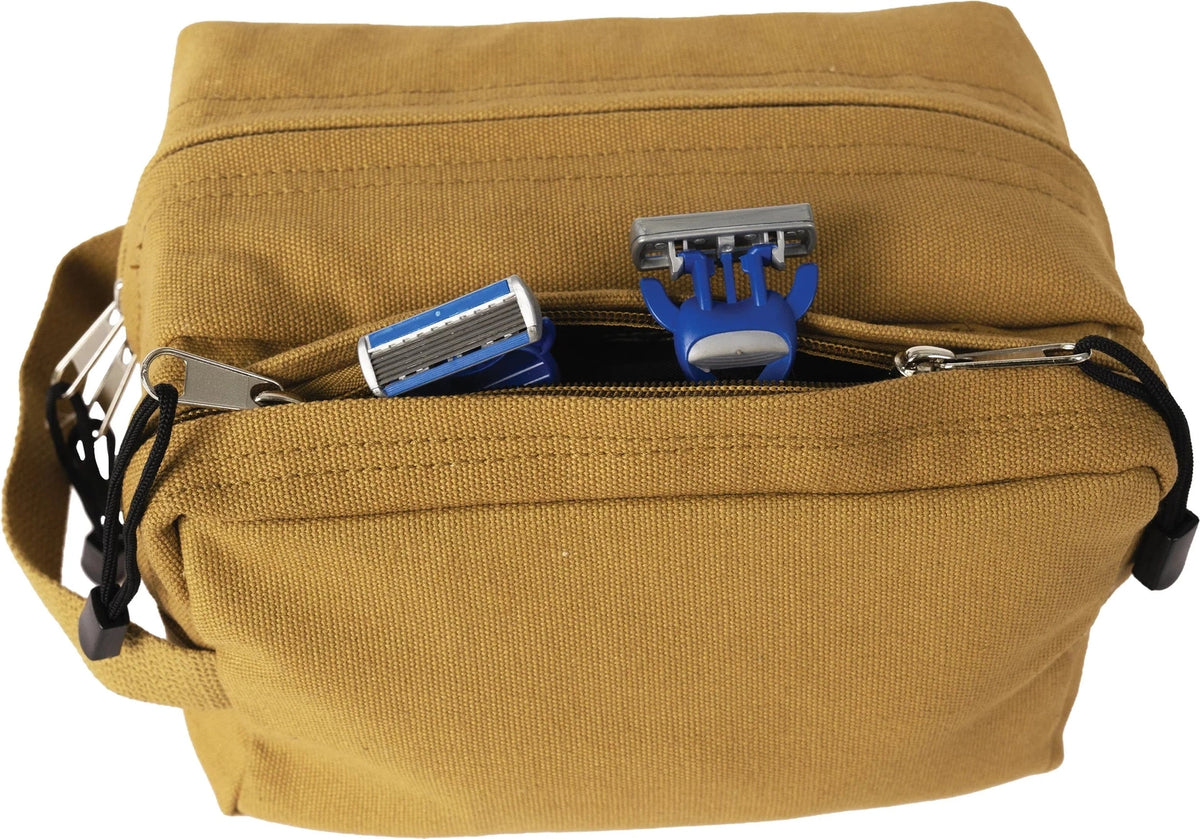 Canvas Dual Compartment Travel Kit