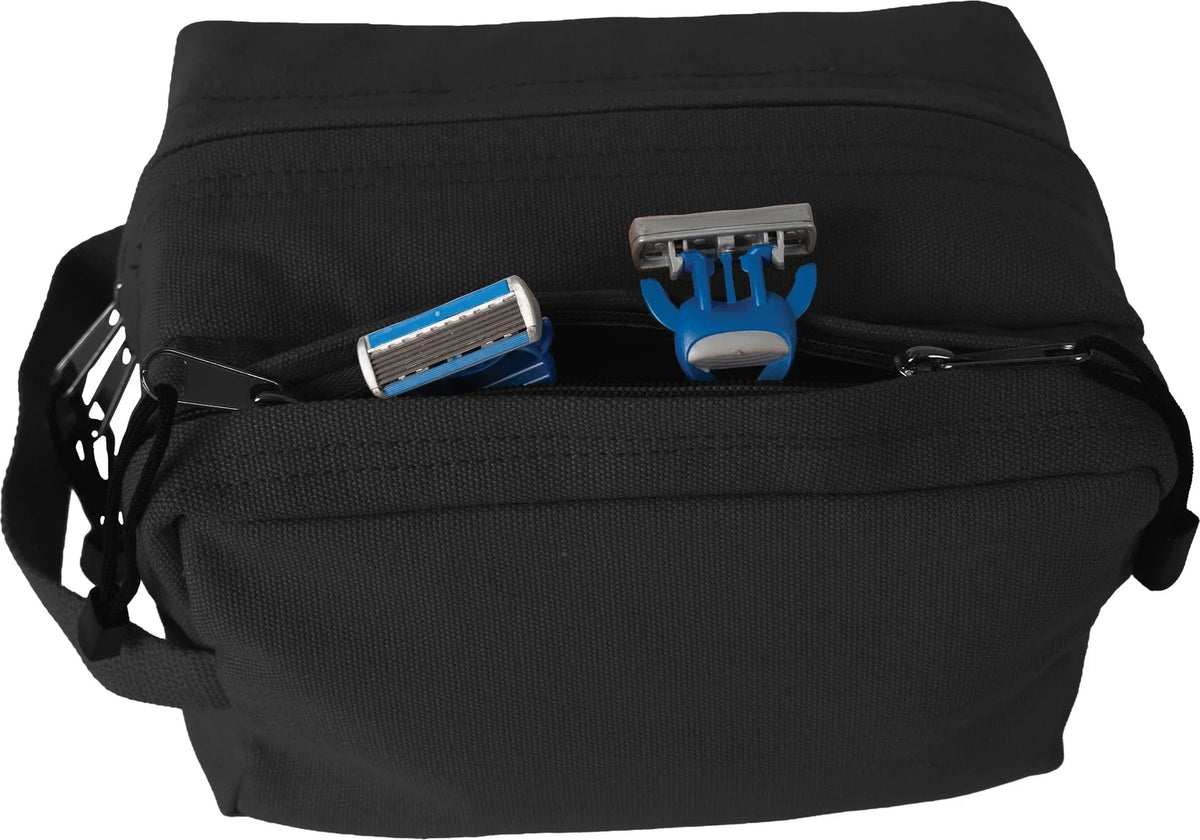 Canvas Dual Compartment Travel Kit