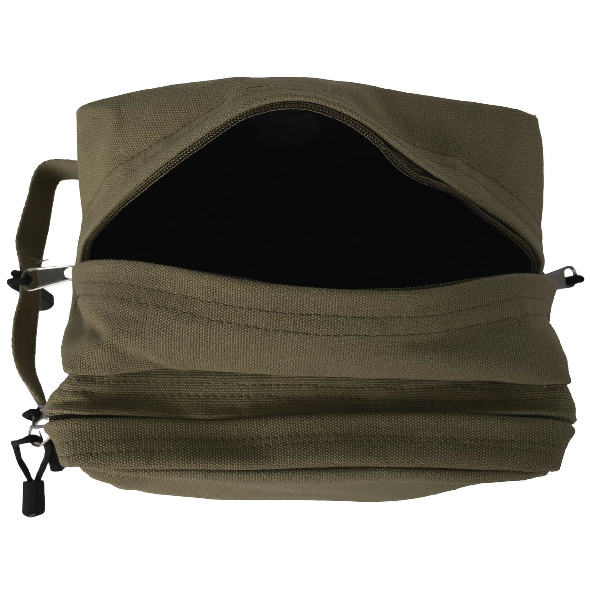 Canvas Dual Compartment Travel Kit
