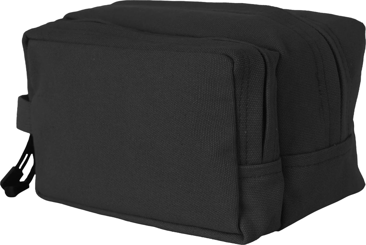Canvas Dual Compartment Travel Kit