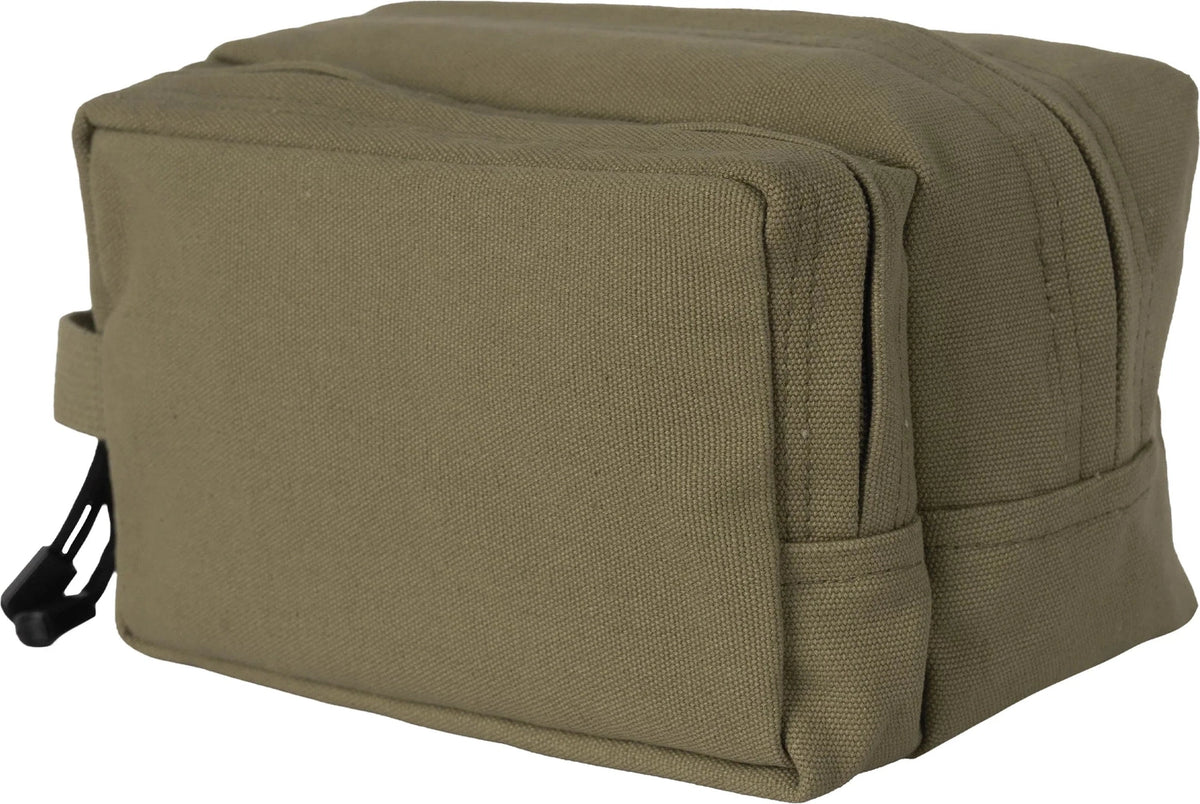 Canvas Dual Compartment Travel Kit