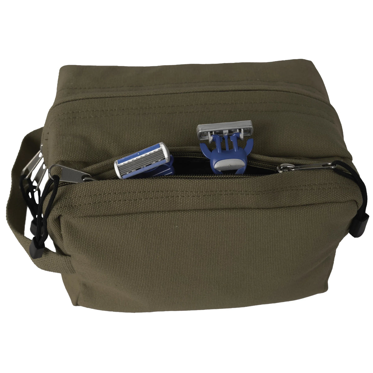 Canvas Dual Compartment Travel Kit