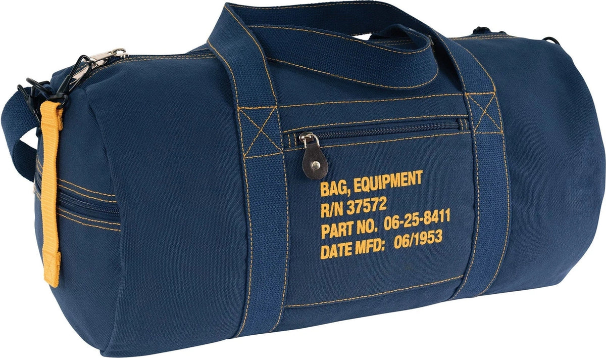 Canvas Equipment Bag - Navy Blue / 19 Inches
