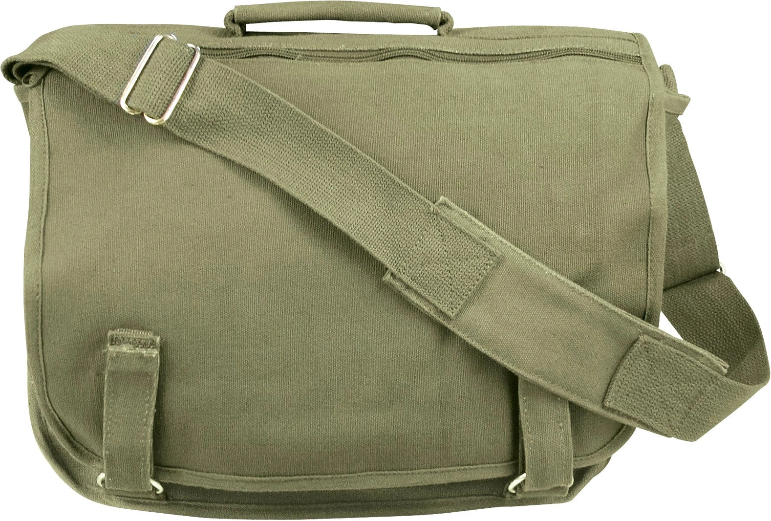 Canvas European Shoulder Bag - Black