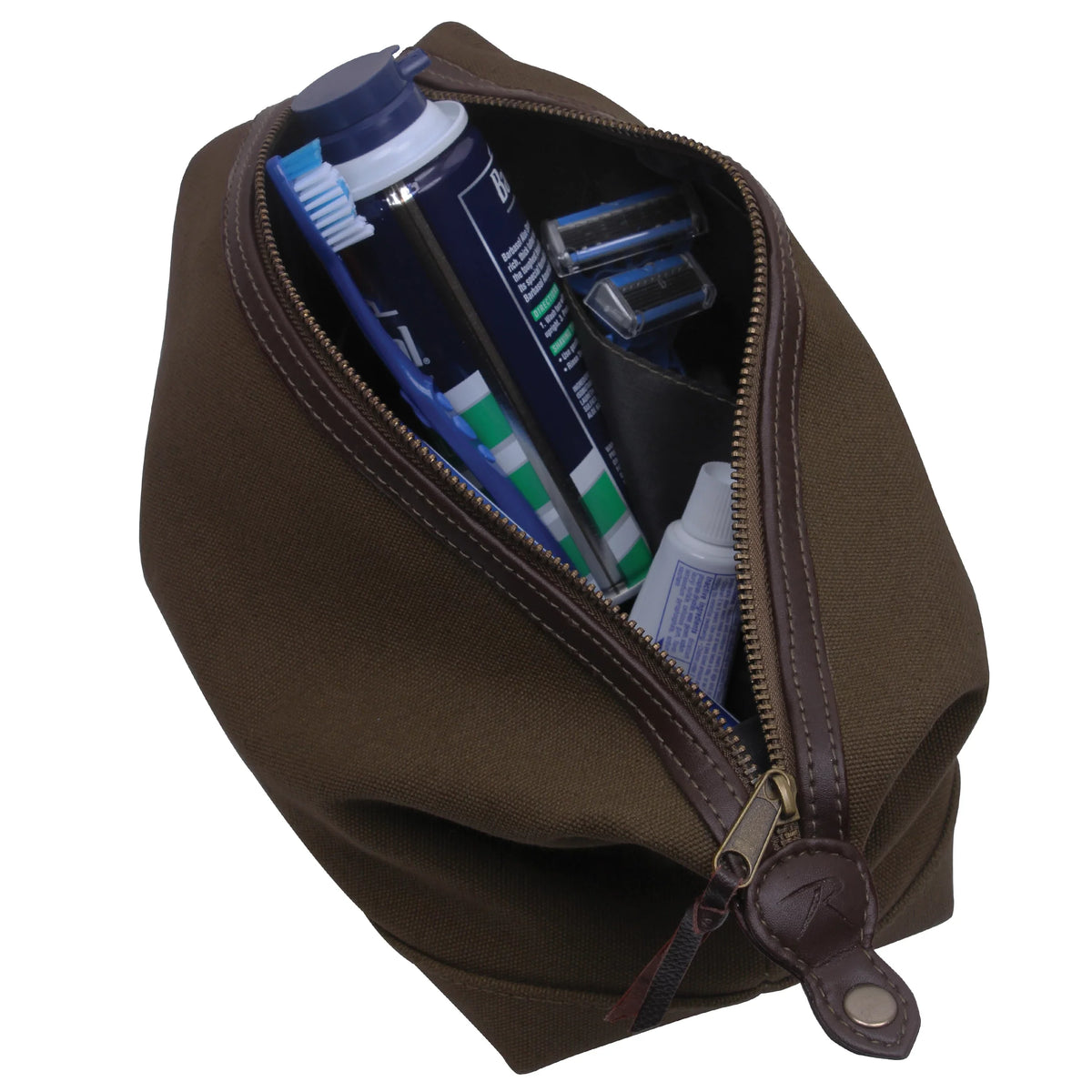 Canvas & Leather Travel Kit