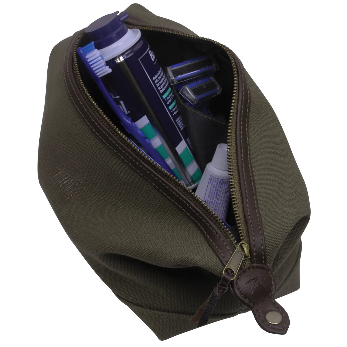 Canvas & Leather Travel Kit