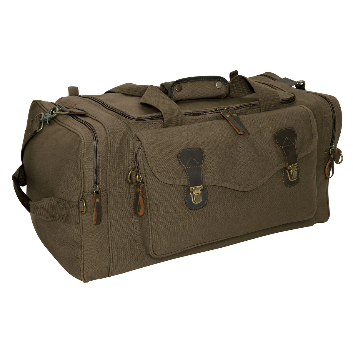 Canvas Long Weekend Bag - Olive Drab