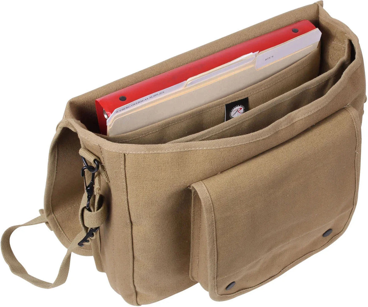 Canvas Paratrooper Messenger Bag
