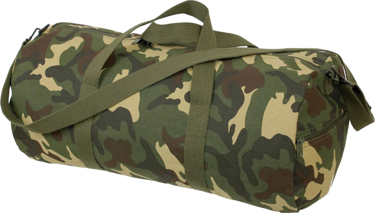 Canvas Shoulder Duffle Bag