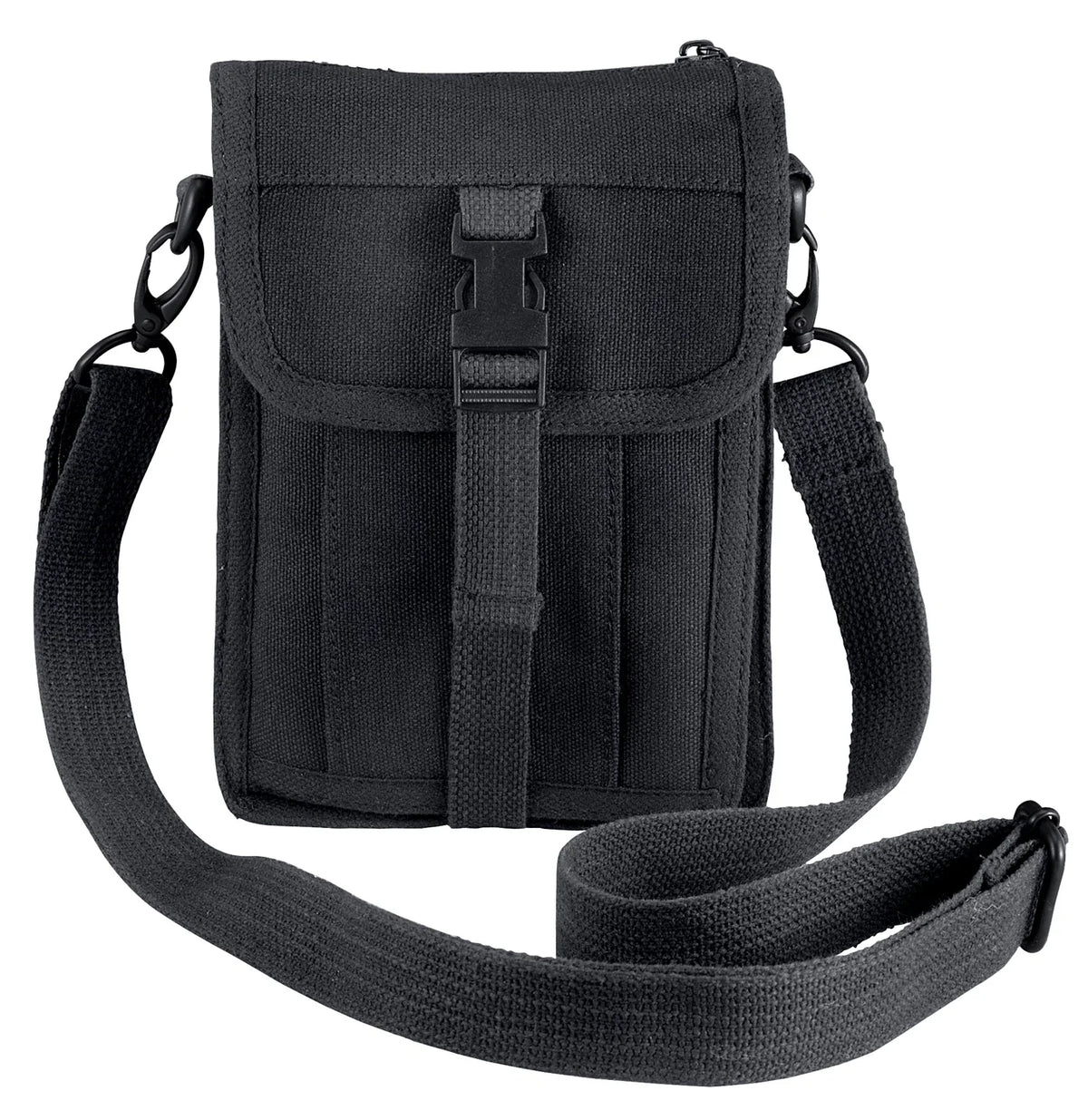 Canvas Travel Portfolio Bag - Black