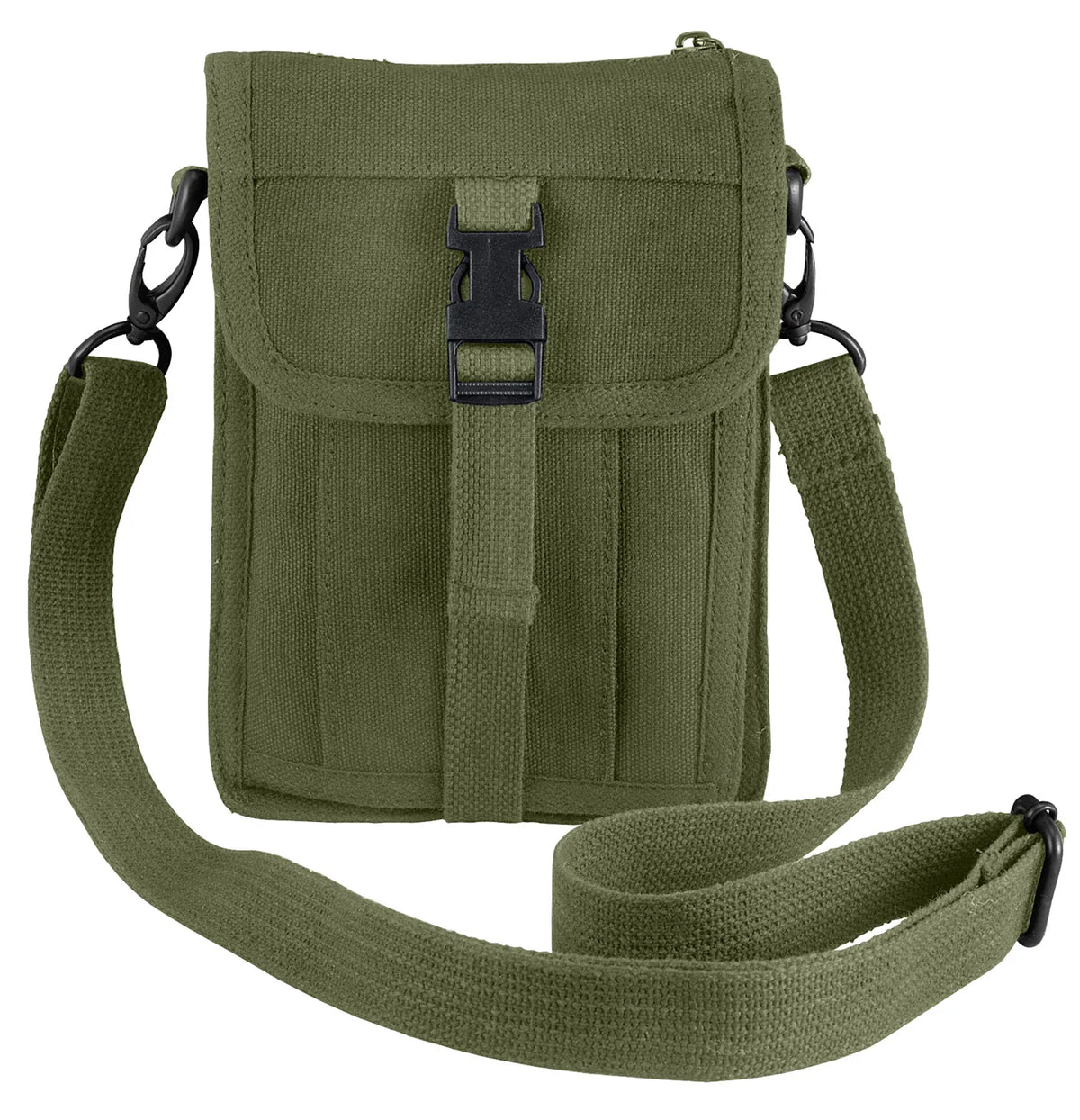 Canvas Travel Portfolio Bag - Olive Drab