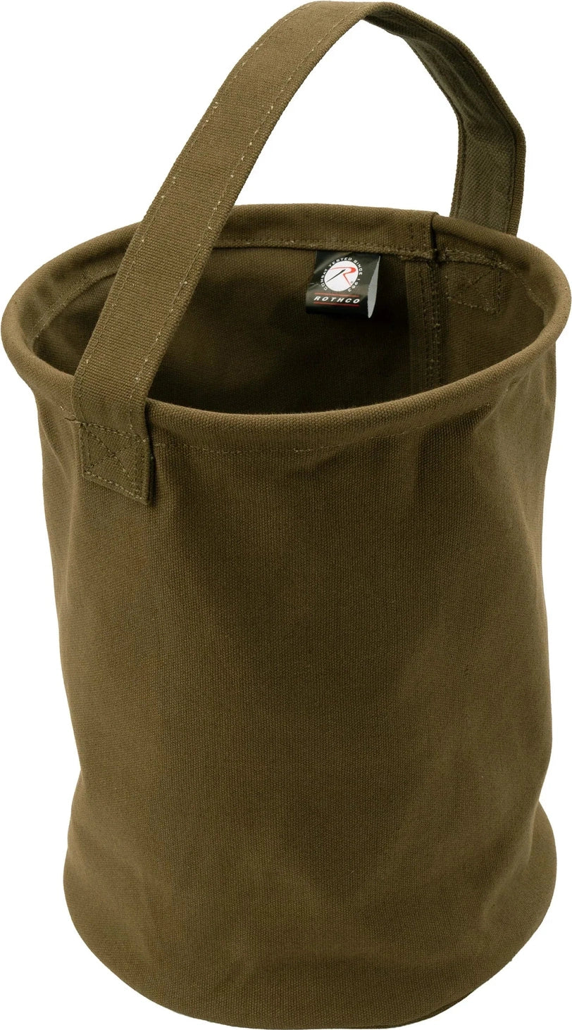 Canvas Water Bucket - Olive Drab / l
