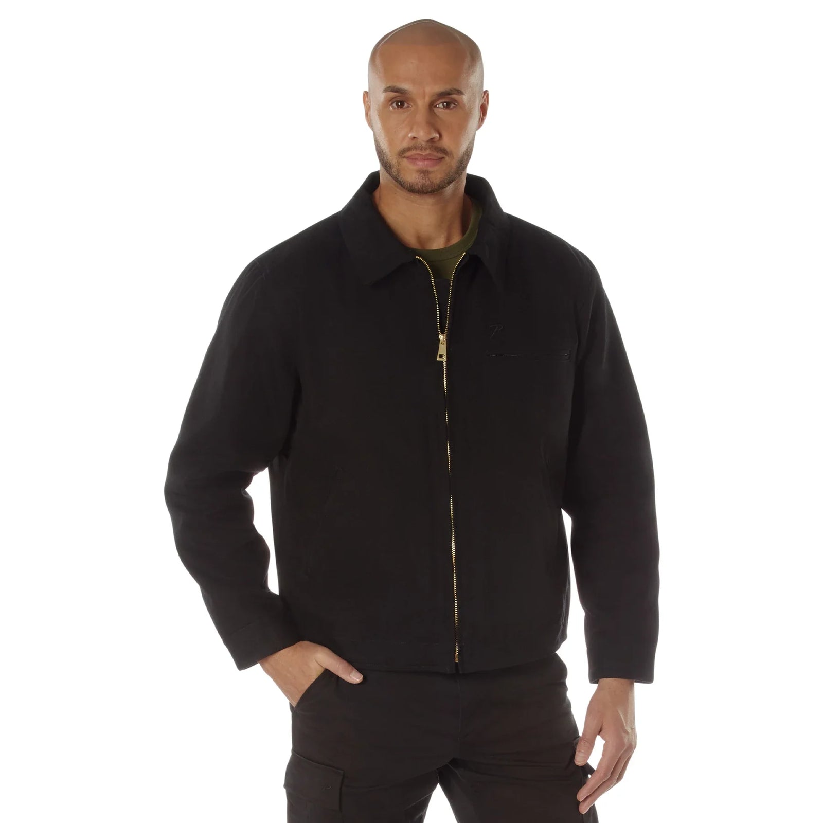 Canvas Work Jacket - Black / s