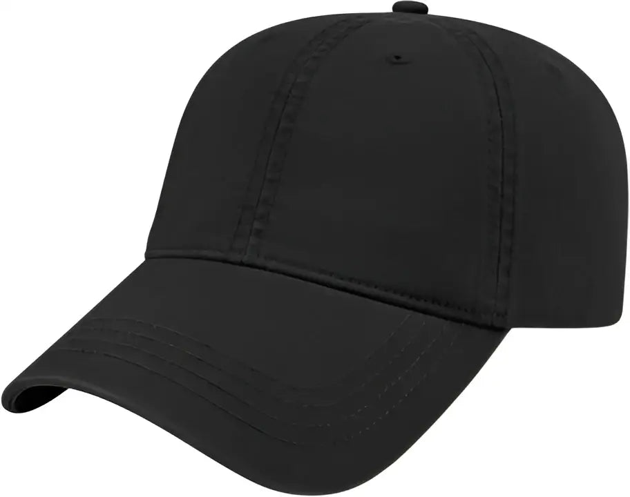 Cap America I1002 Relaxed Golf - Black - one Size Fits Most