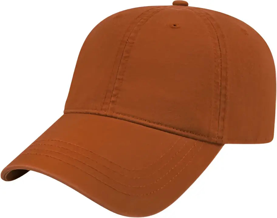 Cap America I1002 Relaxed Golf - Burnt Orange - one Size Fits Most
