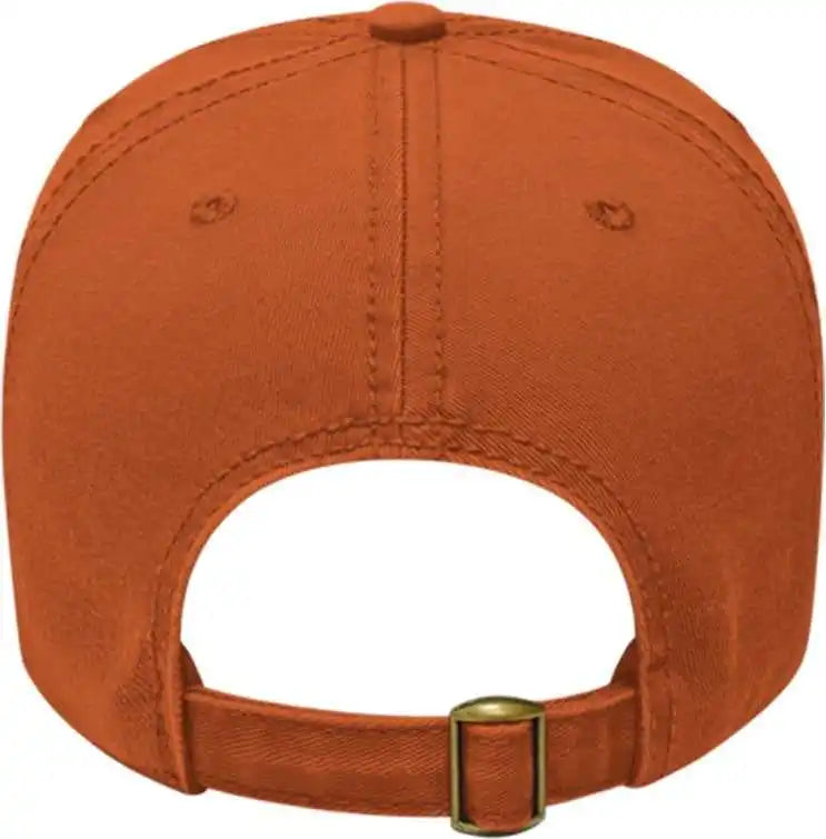 Cap America I1002 Relaxed Golf Dad Hat Burnt Orange / one Size Fits Most
