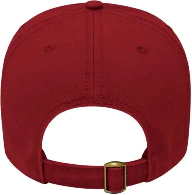 Cap America I1002 Relaxed Golf Dad Hat Wine Maroon / one Size Fits Most