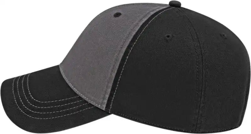 Cap America I1002 Relaxed Golf Dark Gray Black / one Size Fits Most