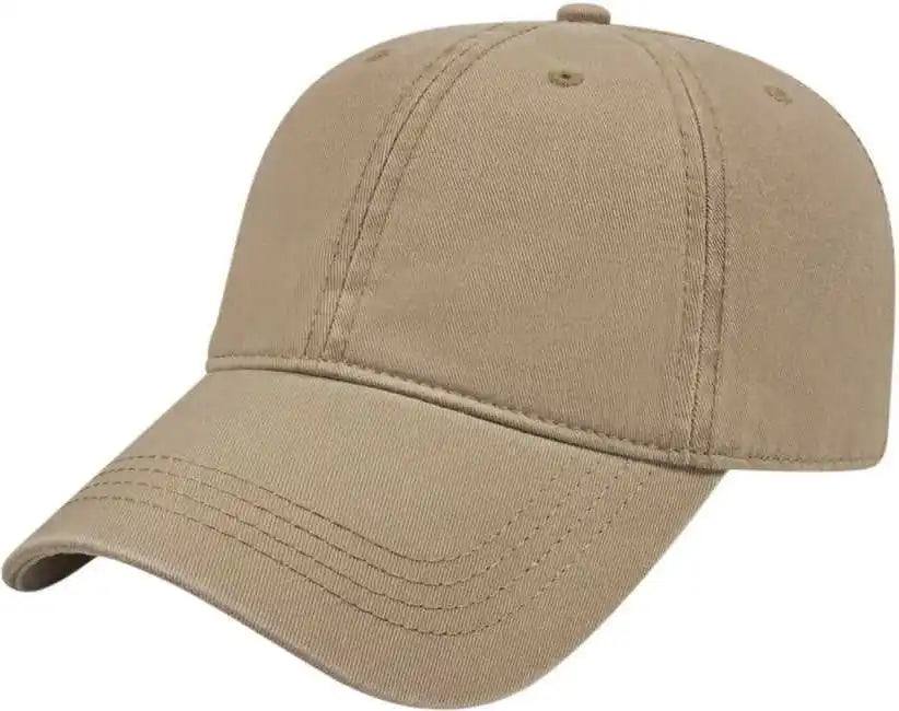 Cap America I1002 Relaxed Golf Khaki / one Size Fits Most