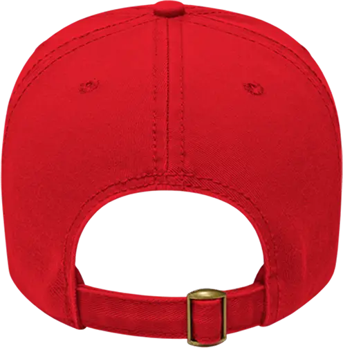 Cap America I1002 Relaxed Golf - Red - one Size Fits Most