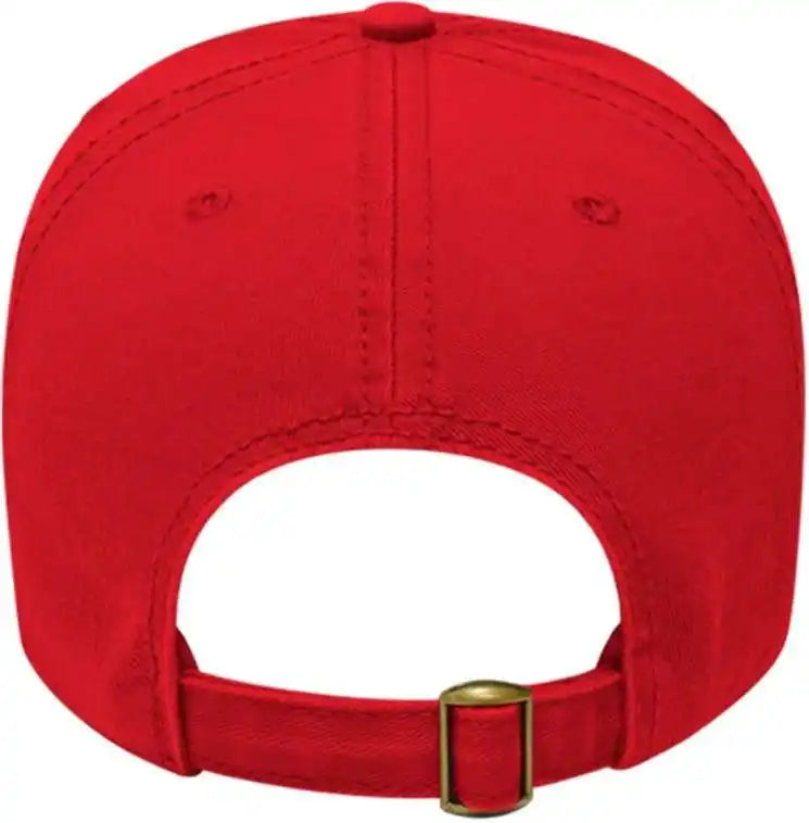 Cap America I1002 Relaxed Golf - Red - one Size Fits Most