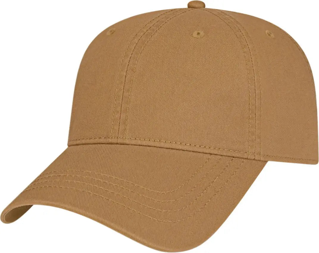 Cap America I1002 Relaxed Golf - Rich Khaki - one Size Fits Most